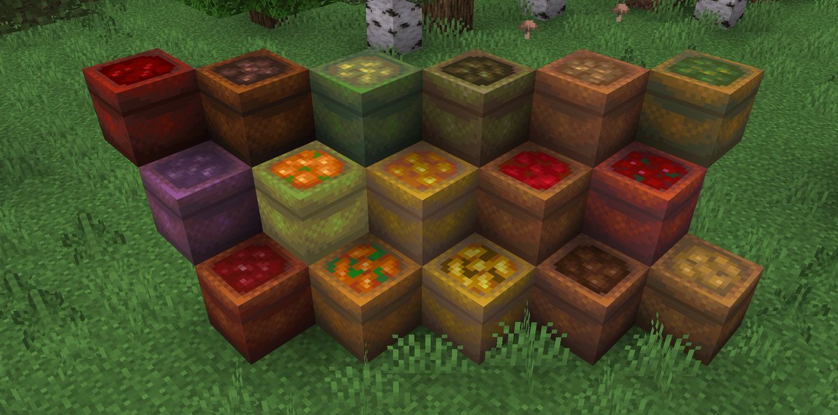 BuildsZenith's tweet image. Crop blocks & seed blocks
Full showcase! 🌾
==========o===========
#Minecraft #Minecraftmod #Pixelart #Tlifebedrock