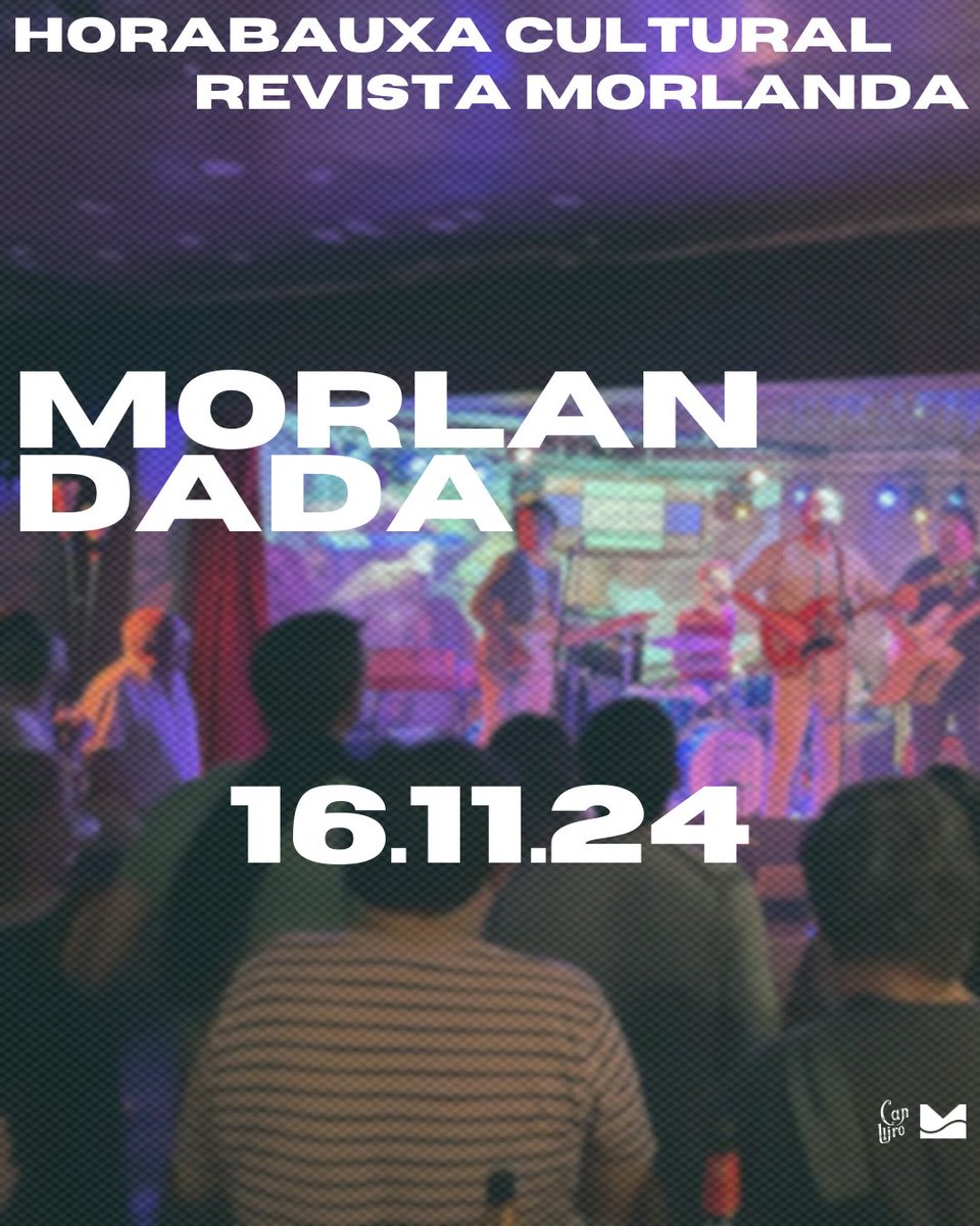 Torna la MORLANDADA, la tercera edició de l’horabauxa cultural de la Revista Morlanda. Vos hi esperam per gaudir de concerts, poesia, performances, monòlegs i molt més. 

Aviat anunciarem cartell, però ja podeu comprar les primeres entrades a preu reduït: ticketib.com/events/morland…