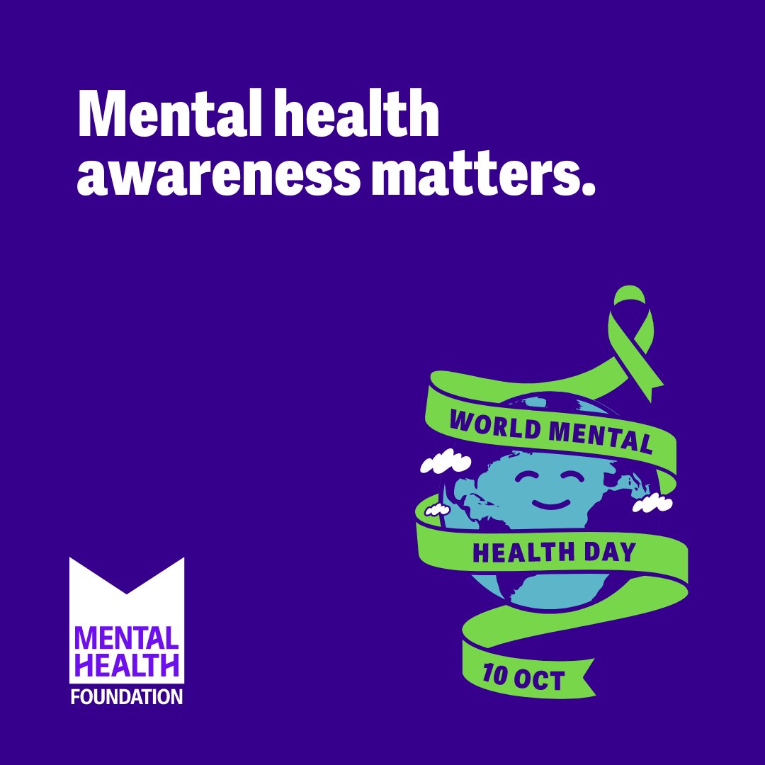 #WorldMentalHealthDay is one week away!  🌍📢

But what do awareness days like this do?

Read about why mental health awareness matters: bit.ly/4eh75q3