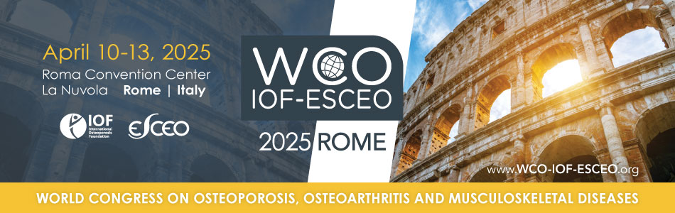 The Abstract submission platform is now open! Prepare to submit your latest research at the WCO-IOF-ESCEO Rome 2025, from April 10–13, 2025. It’s an opportunity to present your latest research and breakthroughs at the world’s largest Congress on #osteoporosis, #osteoarthritis,