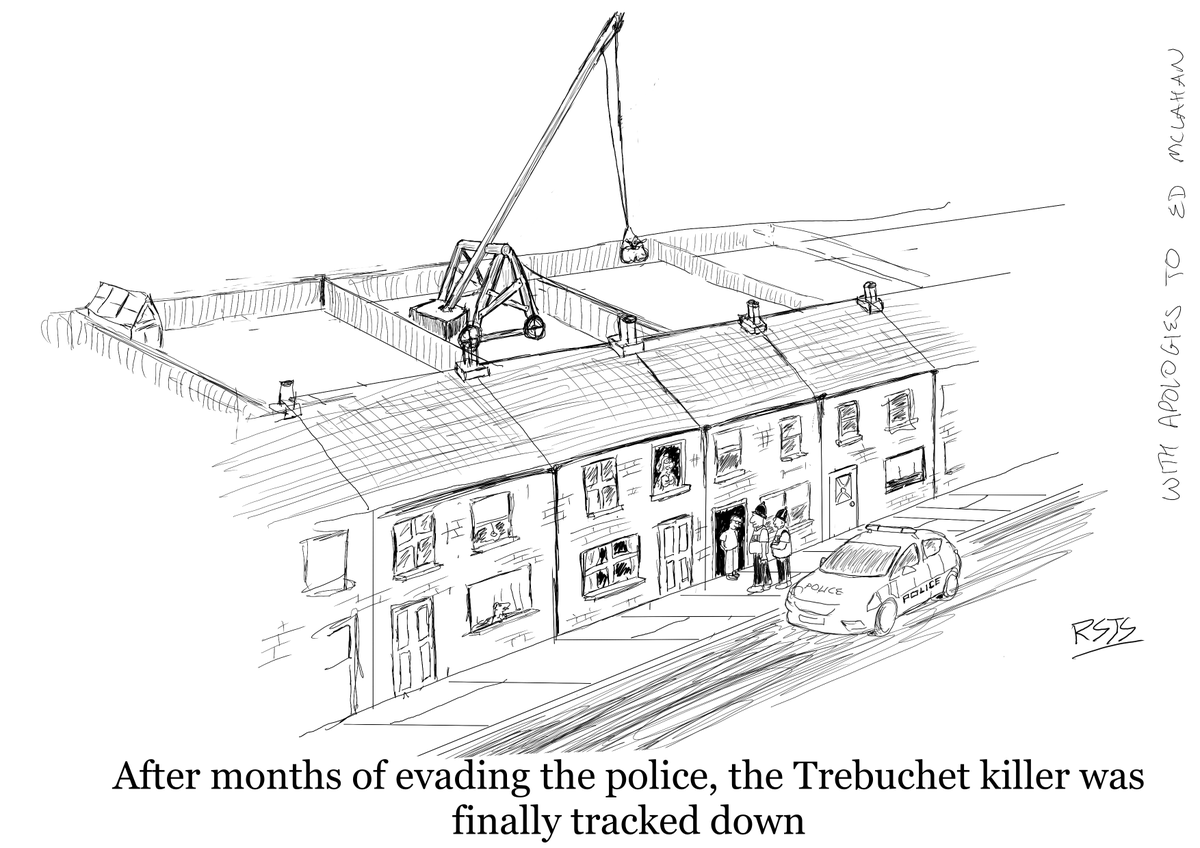 Chance4321's tweet photo. Sad to hear about the cartoonist Ed McLachlan.  I used one of his cartoons as a basis for one of my own a while back. https://t.co/boKV0f6POG
