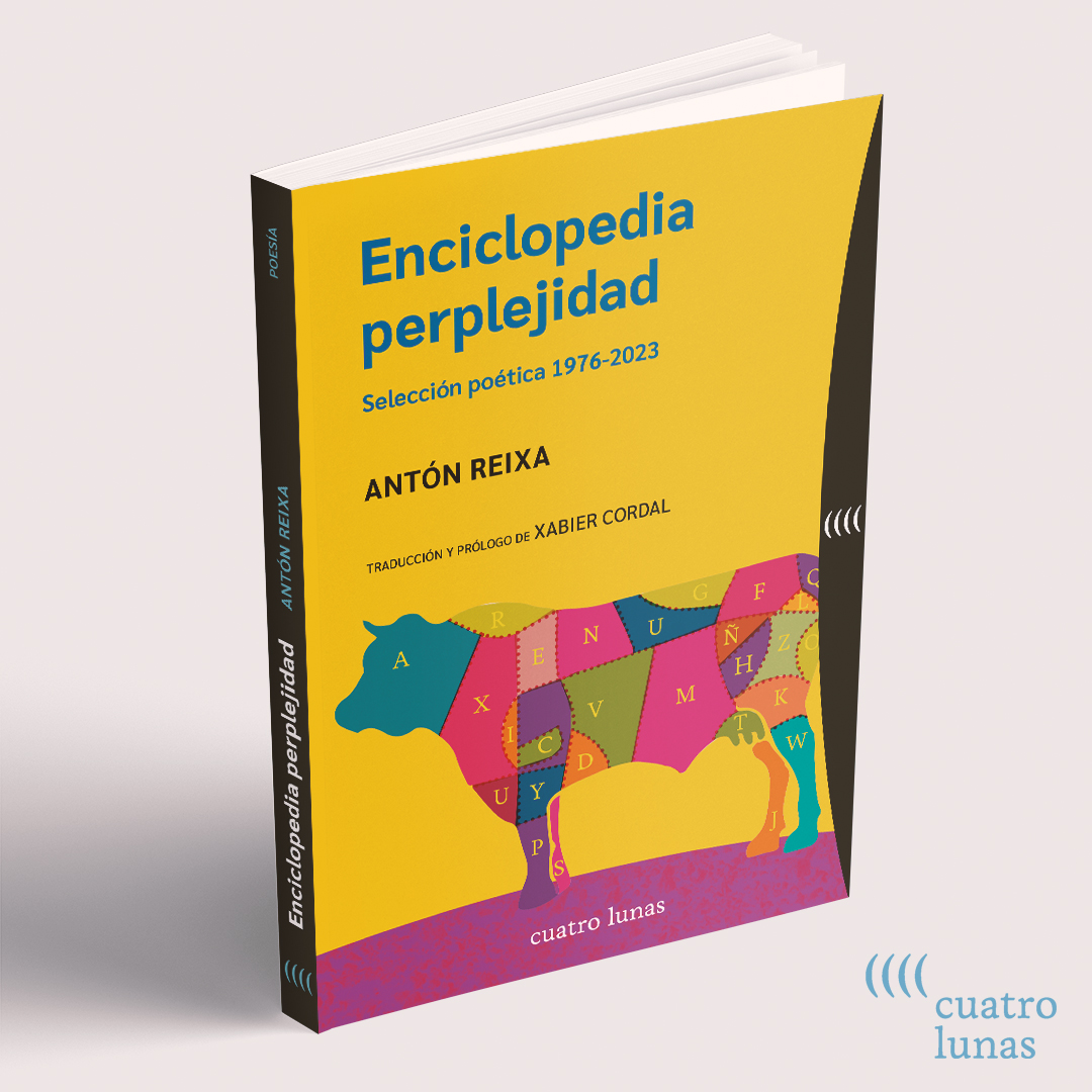 Hoy llega a las #librerías "Enciclopedia perplejidad", de Antón Reixa. Una selección de ligereza pop y contundencia punk con las que sobrevuela temas como la extrañeza de lo cotidiano.
¡Lean y disfruten!
📚 editorialcuatrolunas.com/libros/poesia/…
📖 editorialcuatrolunas.com/empezar-a-leer…