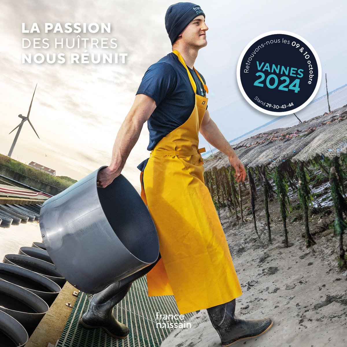 Et si, ensemble, nous élargissions le champs des possibles ?

Retrouvez toute l'équipe commerciale France Naissain aux Rencontres Nationales de la Conchyliculture au Parc des Expositions #LeChorus à #Vannes!

📅 9 &amp; 10 octobre
📍 Hall A - Stand 29-30-43-44

#ostreiculture