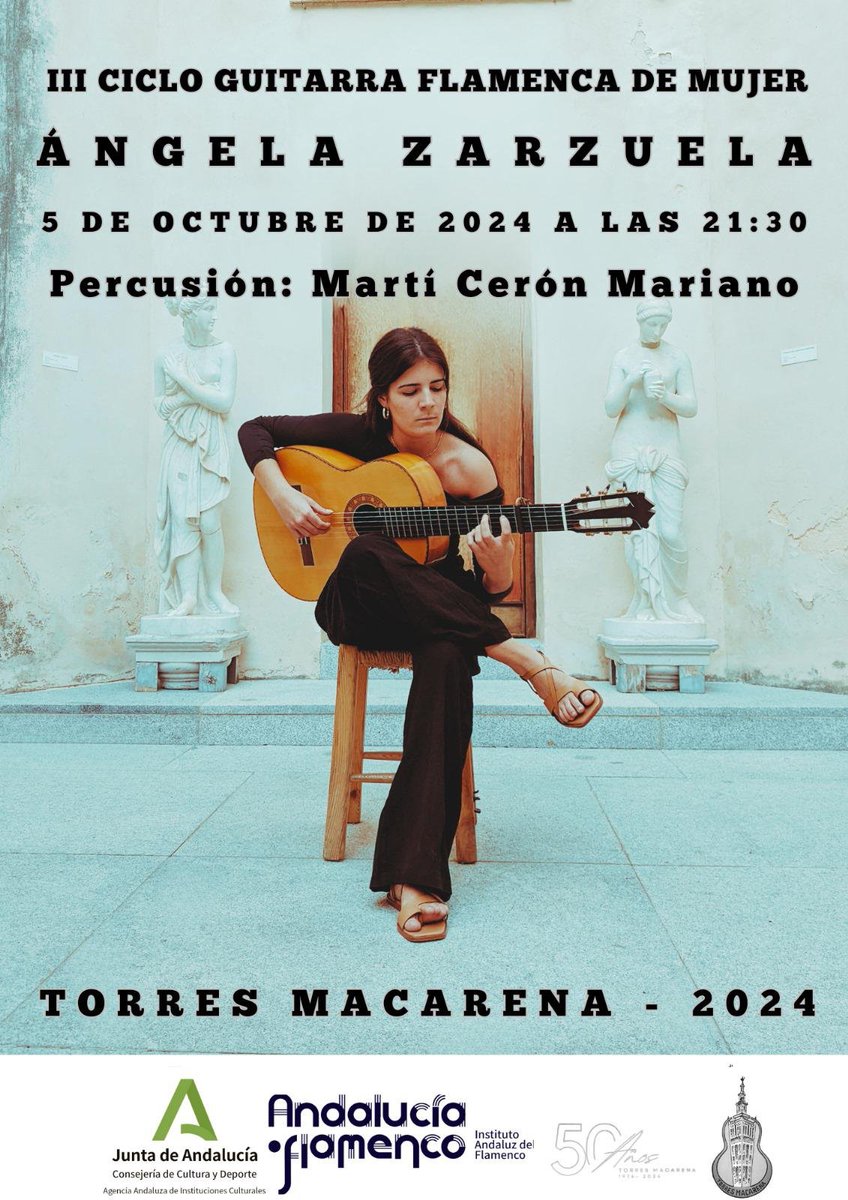 Primera cita del Ciclo Guitarra #Flamenca de #Mujer 

#Flamenco #50TorresMacarena