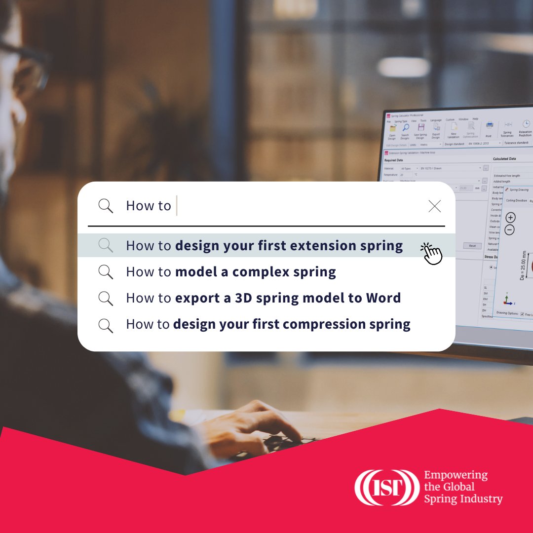 istsprings's tweet image. With #Spring Calculator Professional, designing your first #ExtensionSpring is easier than you think. 🌀

To make it even easier, we've got a blog post filled with tips and tricks to guide you through the process. Take a look: bit.ly/3DOXdTC