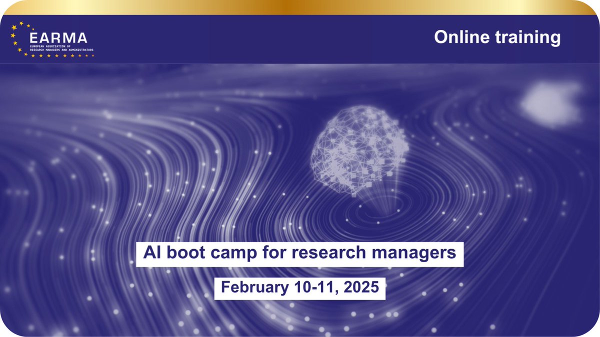EARMAorg's tweet photo. Join EARMA’s online AI Boot Camp for Research Managers, led by expert @AviStaiman.
🗓Feb 10-11, 2025
💻Online
Learn how AI can boost research impact, streamline processes, and enhance decision-making⚙️
Limited spots!
👇
🔗https://t.co/Y0DUBqSbW2
#researchmanagement #EARMA #AI https://t.co/jrtfMgmj8J