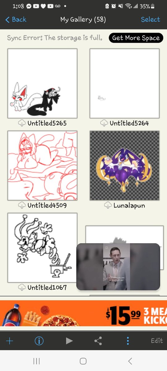 Dude.... my phone. Unistalled ibis. And I installed it back.... I lost.. fucking 3. Years. Worth. Of art. And Coms. And. EVERYTHING.