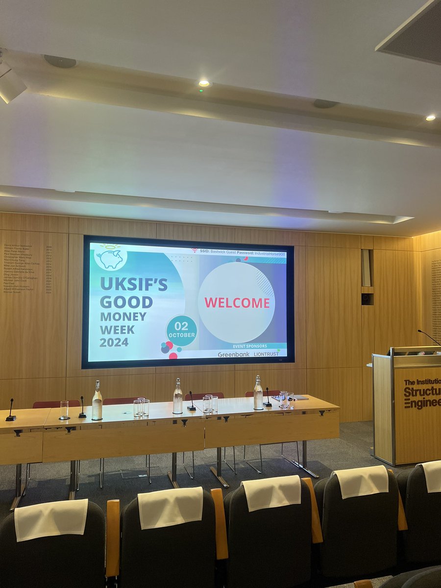 S_kramers's tweet photo. It’s @UKSIF Good Money Week 2024 already! I can’t believe how quickly it comes round every year. We have over 150 people signed up for today’s conference and drinks! Looking forward to a day (and week!) of promoting sustainability in retail finance. #GMW24 https://t.co/1ytJLqkMN7