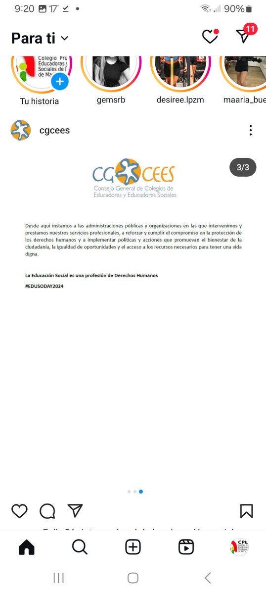 CGCEES's tweet photo. Feliz Día Internacional de la educación social
#LaEducaciónSocialesddhh
#EdusoESddhh
#EdusoDay2024
#Edusoday2024 https://t.co/N0EqUTmMn7