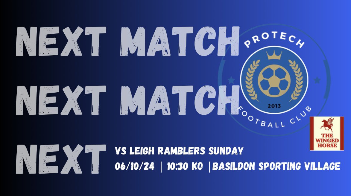 This Sunday the lads take on Leigh Ramblers as they hope to follow up with another win 💪🏻 #upthetech