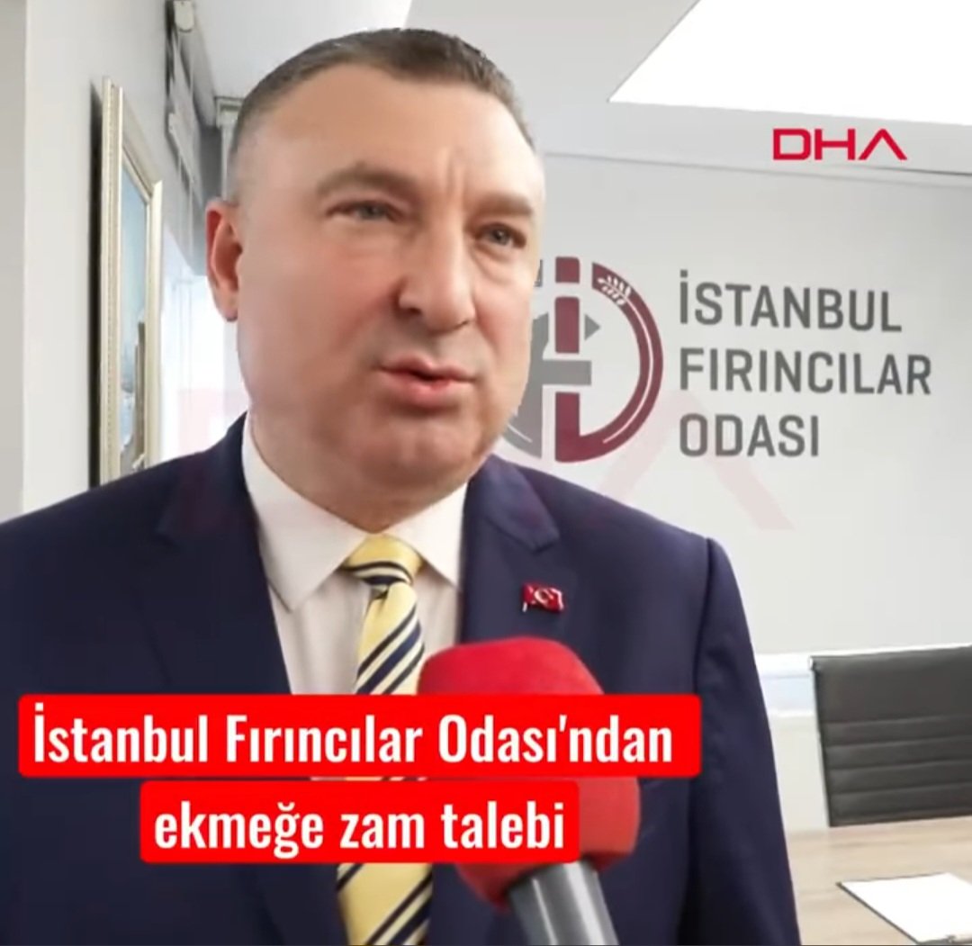 İSTANBUL'DA EKMEK 15.00 LİRA OLACAK MI?
facebook.com/share/v/dJsEbX…
<a href="/ist_firincilar/">İSTANBUL FIRINCILAR ODASI</a>
<a href="/erdogancetin37/">Erdoğan Çetin↖️</a>