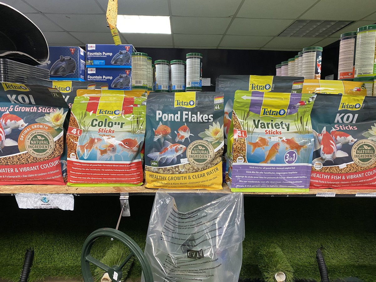 UAquaticsUK's tweet image. 🌿 Pond season is winding down, but don't worry! We’ve just received a fresh delivery of Wheatgerm to keep your fish healthy as the cooler months approach. 🐟 Stock up now and get ready for the colder weeks ahead!

#pondfish #pond #fish #koi #koifish #pondlife #koipond