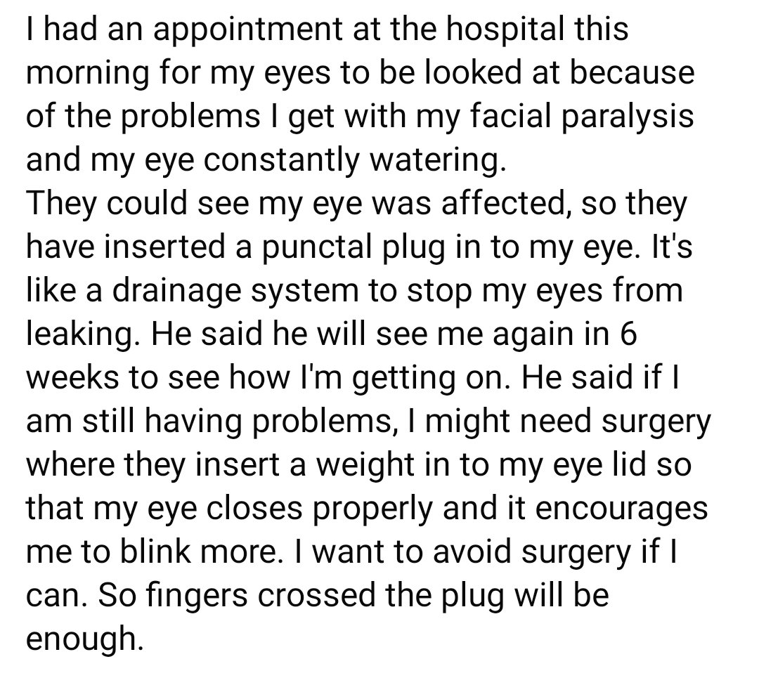 ClaireSNC's tweet image. #GuillainBarreSyndrome #FacialParalysis