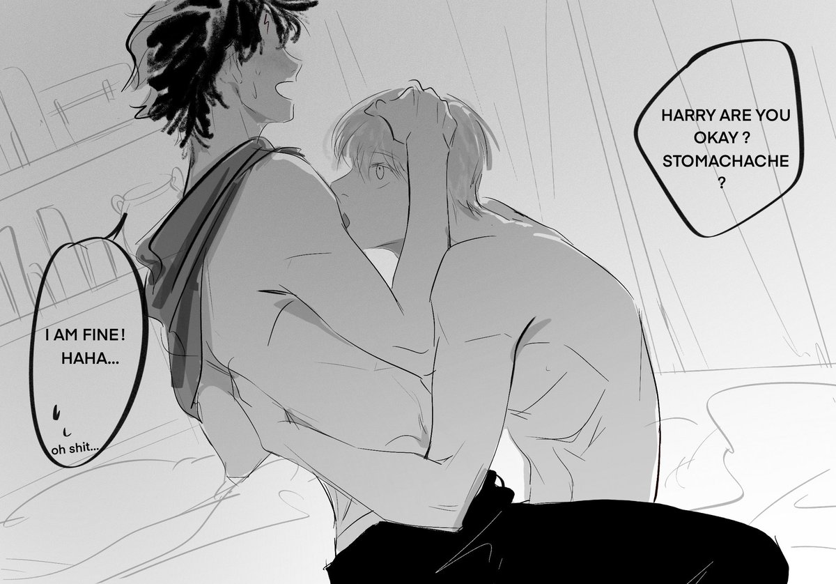 buon_compleanno's tweet photo. Don't bring your boyfriend to the dorm in the middle of the night.🫨#drarry https://t.co/OYyIxpro53