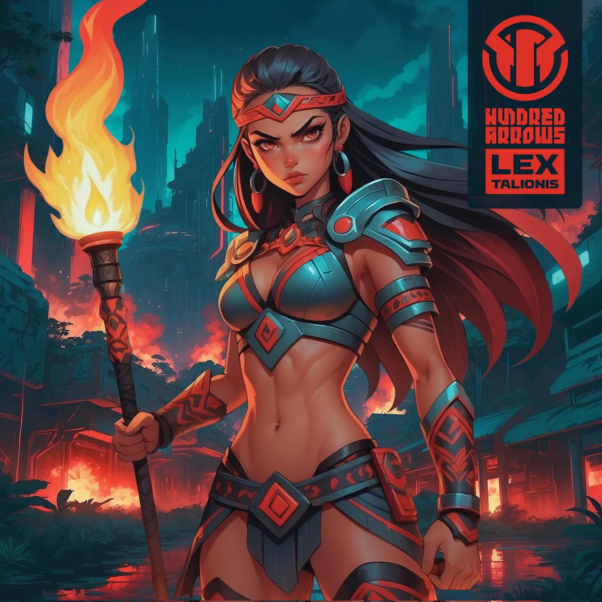 hundred_arrows's tweet photo. 'Lex Talionis' featuring Thomas Theron of Megalodon is out now on all streaming services: https://t.co/j76evXyrRh

I wanted to write a song with lots of energy that feels very powerful and when Thomas came on board his vocals just took it to a whole other level 🔥🤘🔥 https://t.co/IkXv2EpVb3