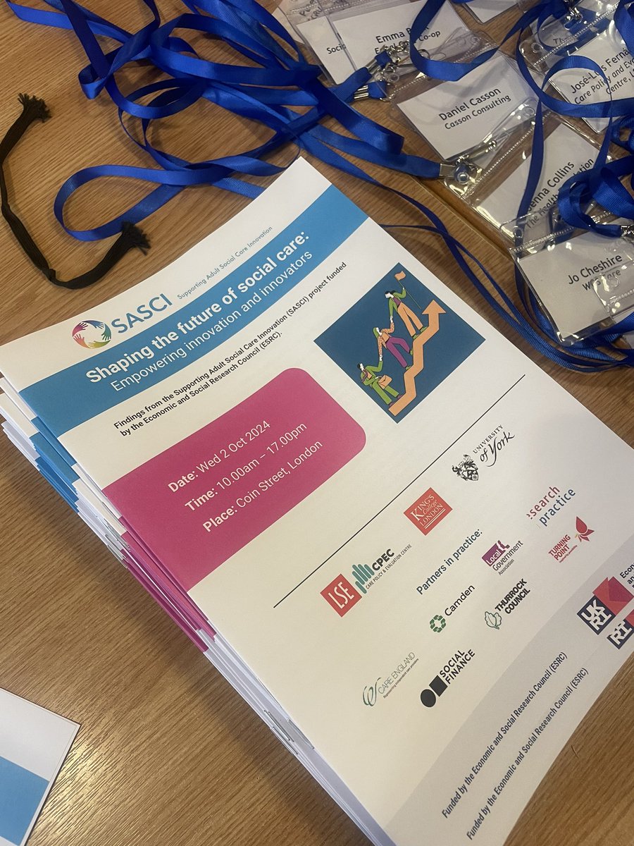 SASCIProject (@sasci_project) on Twitter photo Today’s the day! 🎉
We’re excited to welcome #SocialCare innovators to <a href="/CoinStreet/">Coin Street</a> for our event on shaping the future of the sector!
Share your takeaways from the day via #SASCI
<a href="/CPEC_LSE/">Care Policy and Evaluation Centre</a> <a href="/JulietteMalley/">Juliette Malley</a> <a href="/CarlAPurcell16/">Carl Purcell</a> Today’s the day! 🎉
We’re excited to welcome #SocialCare innovators to <a href="/CoinStreet/">Coin Street</a> for our event on shaping the future of the sector!
Share your takeaways from the day via #SASCI
<a href="/CPEC_LSE/">Care Policy and Evaluation Centre</a> <a href="/JulietteMalley/">Juliette Malley</a> <a href="/CarlAPurcell16/">Carl Purcell</a>