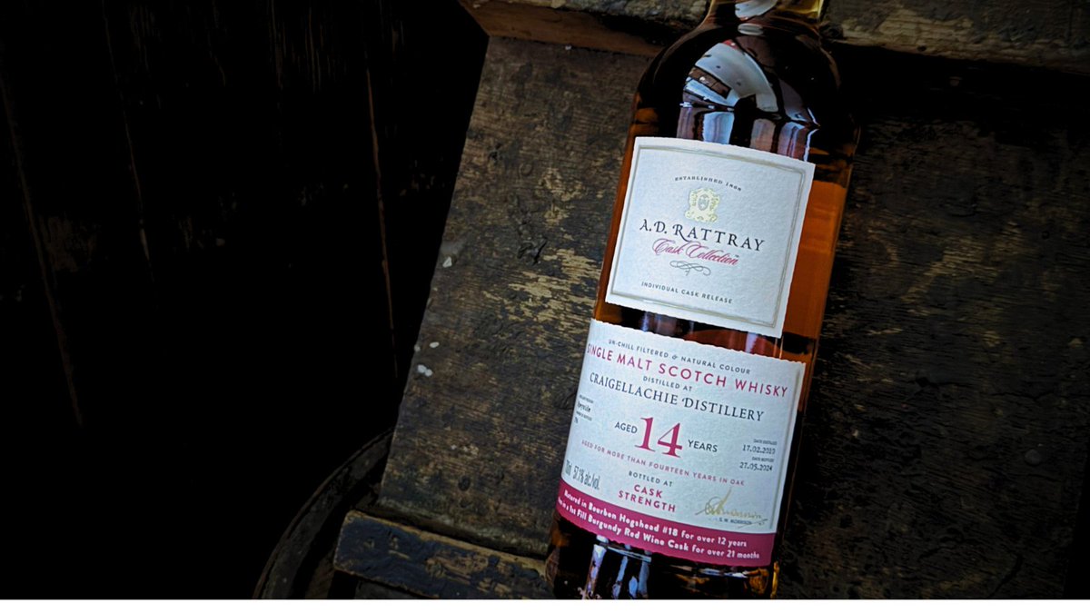 Craigellachie 2010 - 1st Fill Burgundy Red Wine Finish

Where tradition meets experimentation. An “old-style” spirit in a cask we acquired back in 2010, given an extra layer of complexity through finishing. bit.ly/3XRjew3 

#adrattray #adrattraywhisky #caskcollection