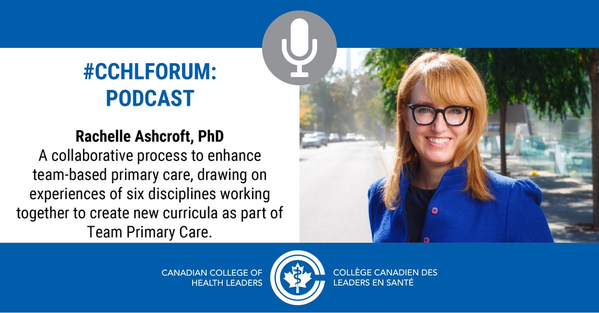 CCHL_CCLS's tweet image. Listen to the podcast: @rrashcroft on the process to enhance team-based primary care, 6 disciplines working together to create new curricula as part of @TPC_ESP. Moderator @cathfrymire. @fafmcfpc @SAGEHealthInfo #TrainingForTransformation #CCHLForum &amp;gt; bit.ly/4fL9fiL