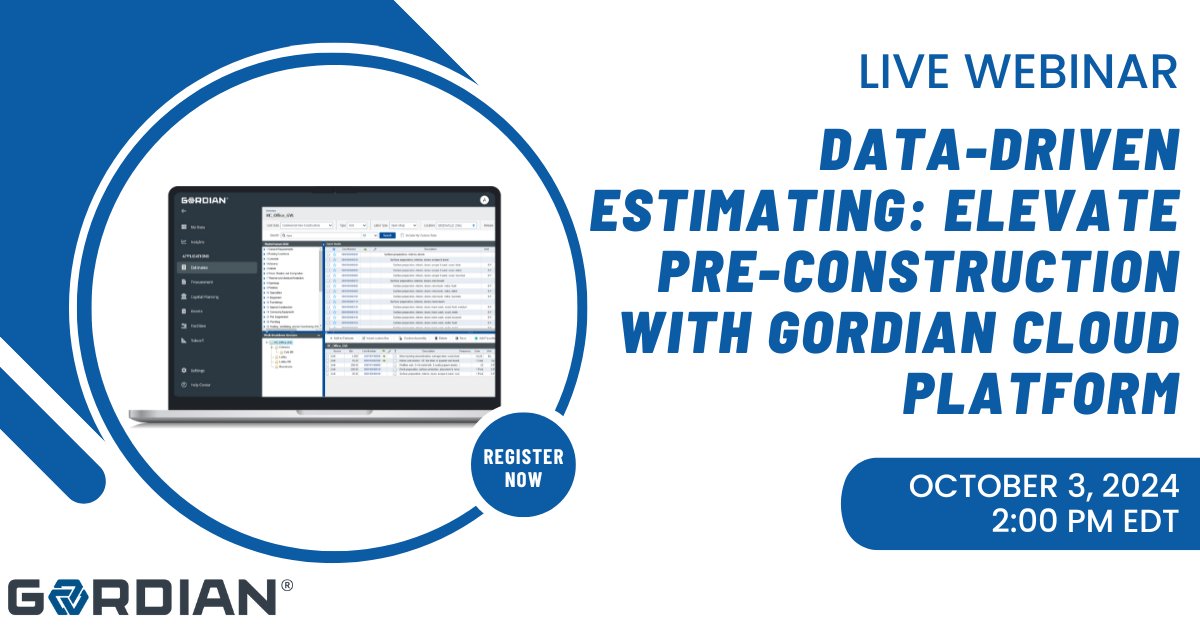💡 Construction pros: Want to stabilize your estimating process in today’s volatile market? Look no further than RSMeans Data Online!

Register today and get insights directly from Brad Chrudimsky, RSMeans data expert! 👉 brnw.ch/21wNnWO

Sponsored by <a href="/GordianCompany/">Gordian</a>