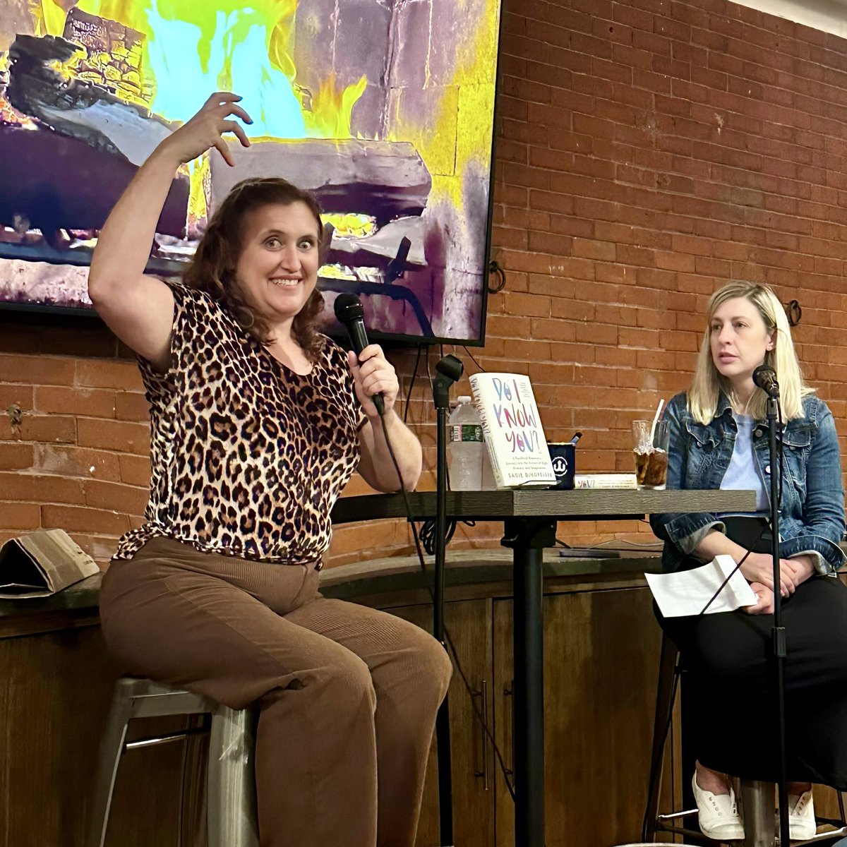 Sadie Dingfelder (@sadieding) on Twitter photo I have no clue what I was demonstrating at this moment, but clearly my book talks are very exciting!
Thanks so much to <a href="/MeredithGoldste/">Meredith Goldstein’s on here less</a> for moderating & <a href="/TridentBooks/">Trident Booksellers & Cafe</a> for being such an excellent host. I have no clue what I was demonstrating at this moment, but clearly my book talks are very exciting!
Thanks so much to <a href="/MeredithGoldste/">Meredith Goldstein’s on here less</a> for moderating & <a href="/TridentBooks/">Trident Booksellers & Cafe</a> for being such an excellent host.