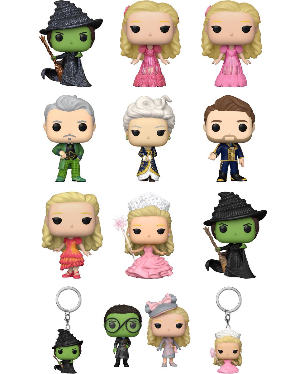 Wicked x Funko Pops full collection.