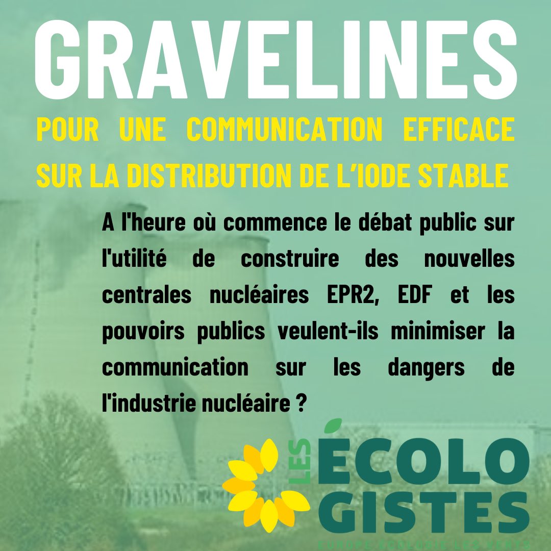 Campagne de distribution des pastilles d’iode stable à proximité des centrales nucléaires : retrouvez notre communiqué 

👉 bit.ly/4eQgqFb