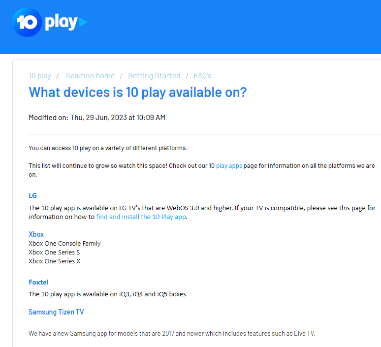 vCrunchy's tweet photo. Been wandering if #TenPlay is on PlayStation 5. Calling the latest Xbox "Xbox One Series X|S" is really hilarious when its suppose to be "Xbox Series X|S". 😂@Channel10AU https://t.co/9J2CN0MpIN