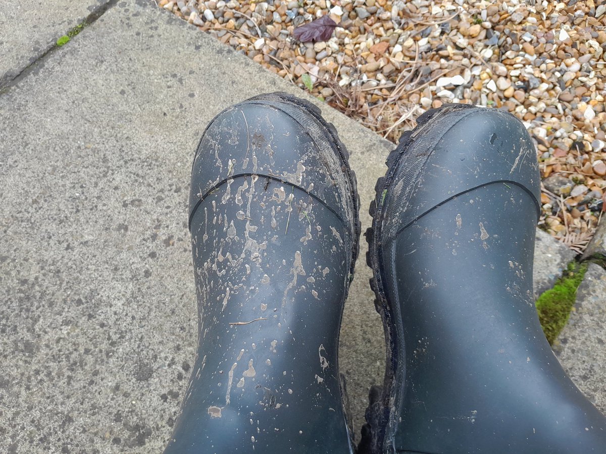 Looks like my feet have been on different walks.