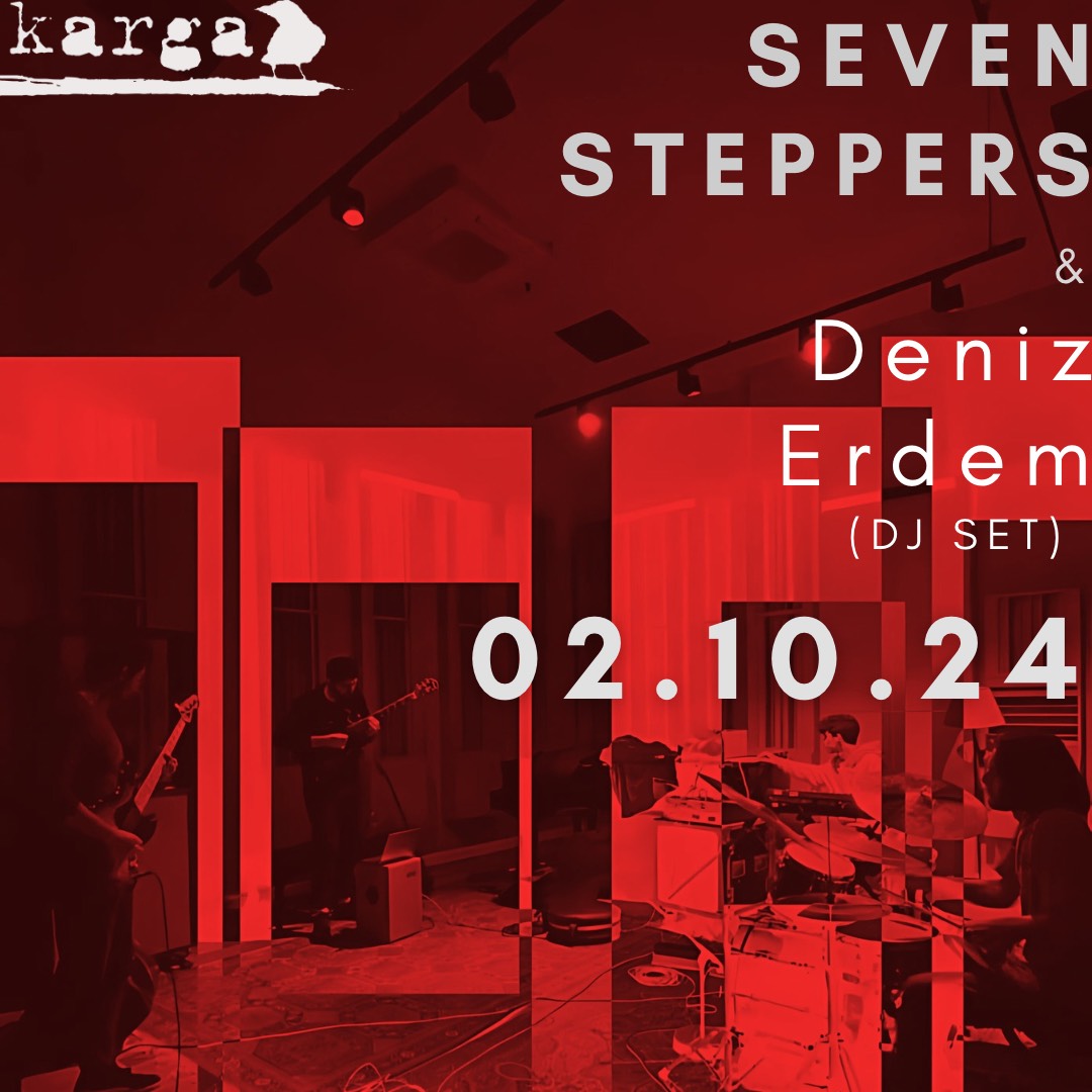 #kargART salonunda bu akşam

"Neredeyse iki yıldır birlikte modern cazı, electronica’nın dinamik dokularıyla birleştirerek kendine has bir sound oluşturan #SevenSteppers , doğaçlamayı odağına alan bir müzikal görgü sergiliyor."

250 TL. (N/C)
21:00
18 yaş sınırı vardır