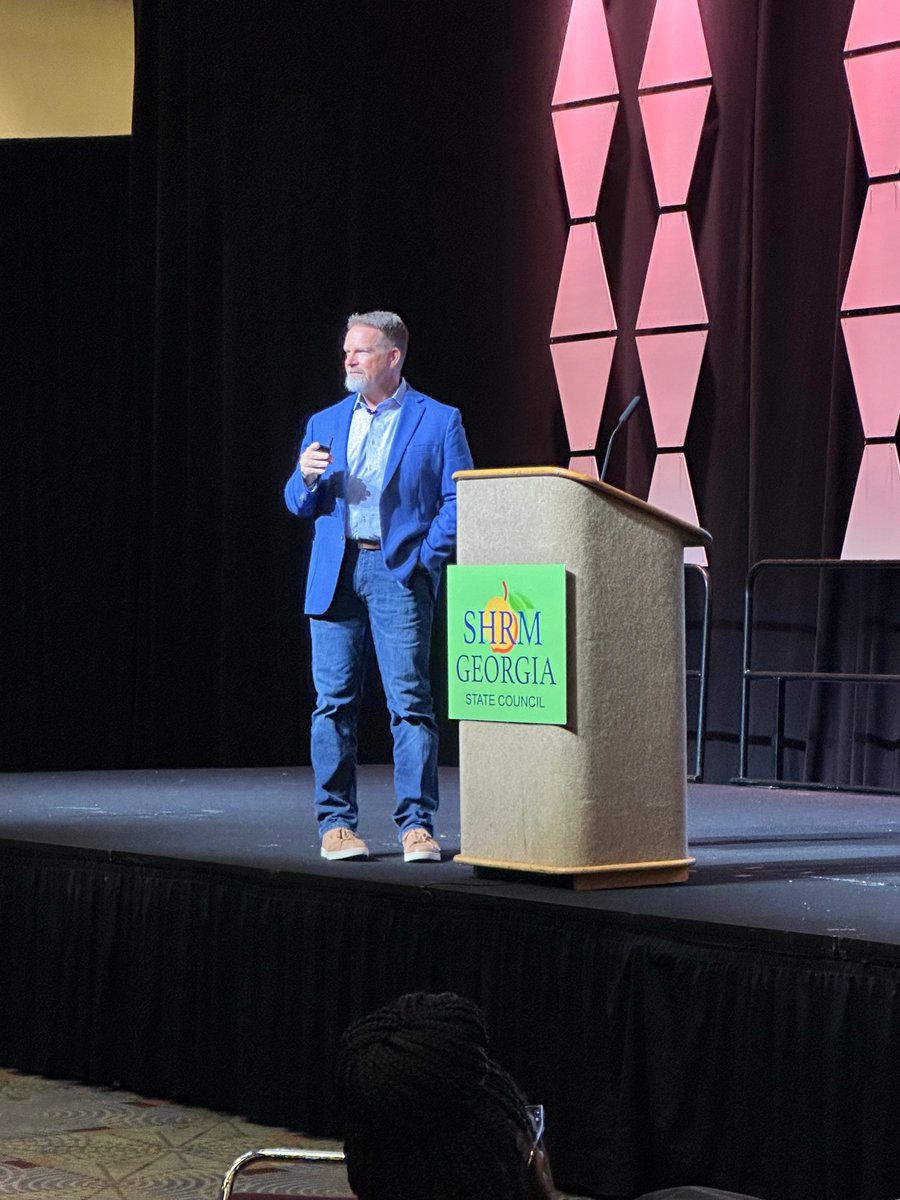 A big thank you to Stephen Childs for an inspiring keynote at Day 1 of the 2024 SHRM Georgia State Conference and Expo! His presentation on "Reinventing the Role of HR" gave us invaluable insights into HR's evolving role as a strategic business partner.  #SHRMGA #HRLeadership