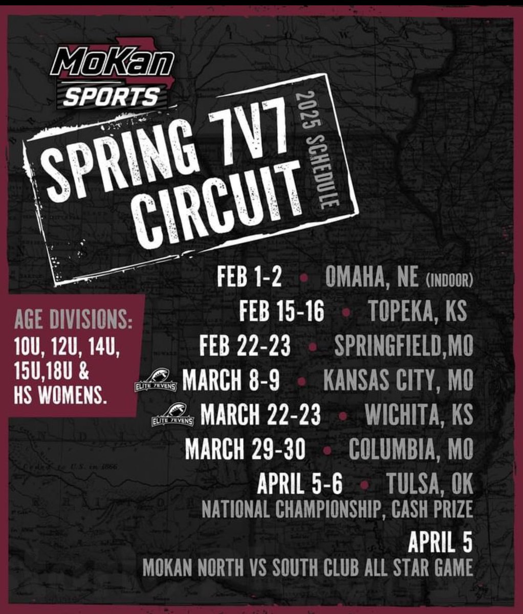 With schedules coming out. Be sure to save the dates! Compete in one of the best circuits in the country!

Competetion, Development, Exposure &amp; College Visits!