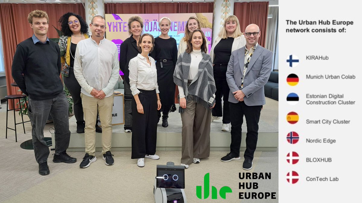 🎉 Welcoming our #UrbanHubEurope network to Urban3, our ecosystem space, for an insightful workshop as part of the #WDBE2024 summit!

Thank you to Mark Bryan for sharing his valuable insights on how our #collaboration #sustainable #innovation Hub can achieve its goals.