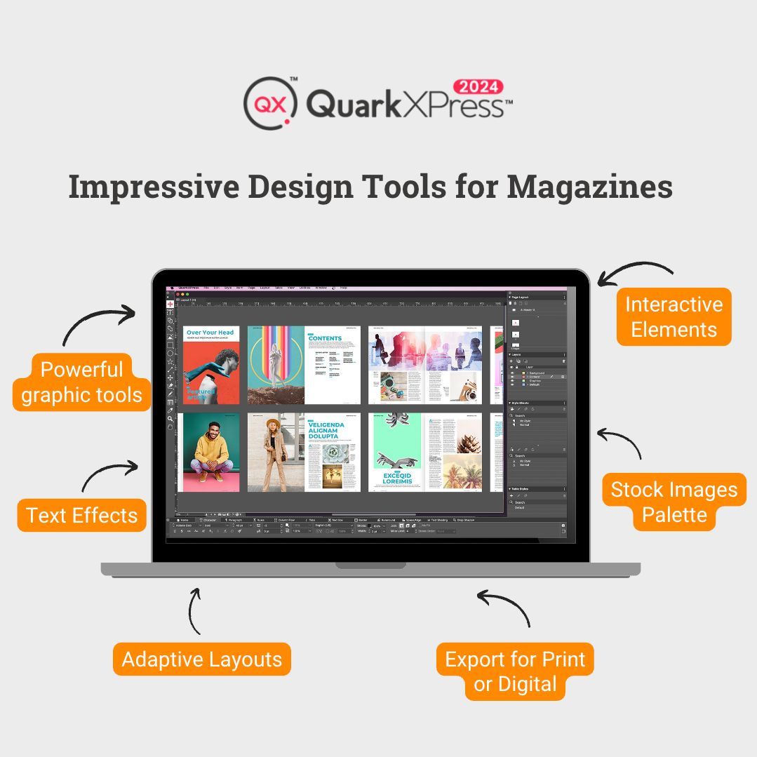QuarkXPress's tweet photo. QuarkXPress continues to evolve, the trusted choice for magazine design for over 40 years ❤️‍🔥 

Design exceptional magazines layouts for print and digital with unmatched ease and power. 

Discover more - https://t.co/6XQiKmKXdZ 

#QuarkXPress #MagazineDesign #PrintandDigital https://t.co/fEJIFnmlLD