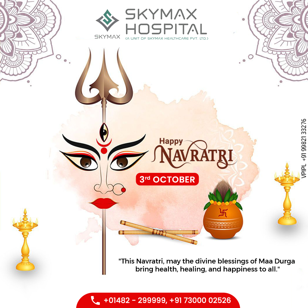 SkymaxHospital's tweet photo. Skymax Hospital Wishes You a Healthy and Joyful Navratri!

#HappyNavratri #SkymaxHospital #HealthAndWellness #Navratri2024 #StayHealthy #FestivalOfStrength #NavratriBlessings #HealthCareForAll #FestiveHealth #NavratriCelebration #NavratriVibes #FestivalOfHealing https://t.co/Nb8QyQ9sXO