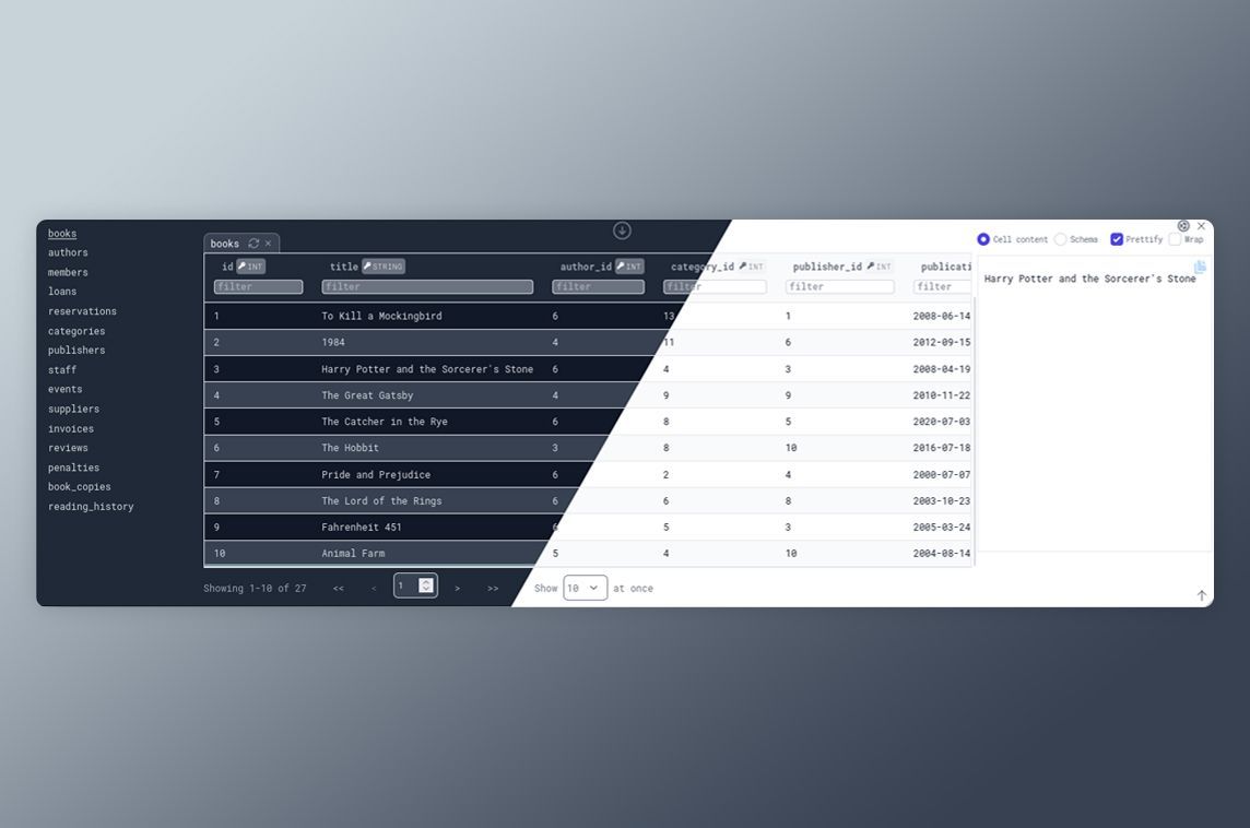 MadeWithVueJS's tweet image. DevDb is a VS Code extension by @_damms005 that auto-loads your database and displays the data in a UI  #madewithvuejs 🧑‍💻 - madewithvuejs.com/devdb