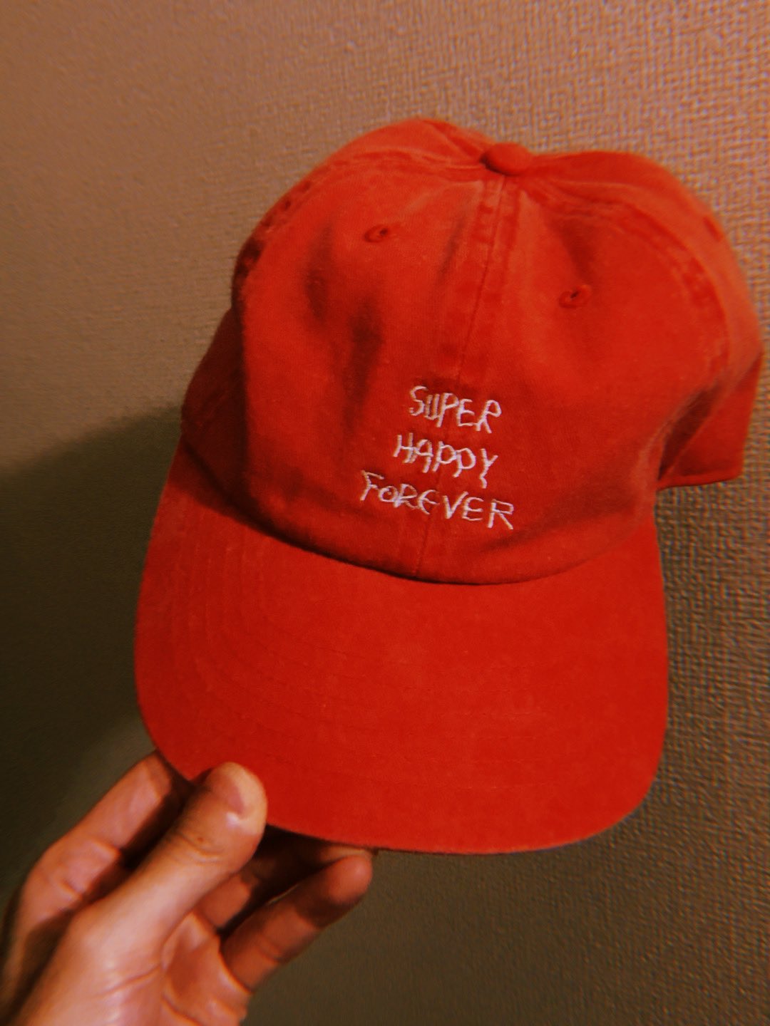 super happy forever キャップ　スーパーハッピーフォーエバー SUPER HAPPY FOREVER スーパーハッピーフォーエバー キャップ