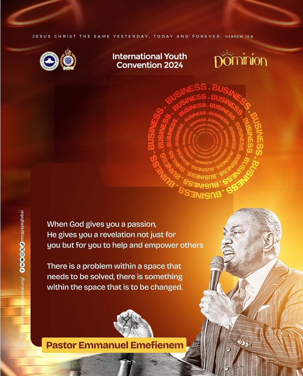 rccgyayaglobal's tweet photo. Learn to find your space and DOMINATE IT!
Swipe to read more highlights from Pastor Emmanuel Emefienem’s session on Entrepreneurship for Global Impact. 
Thank you sir for such a powerful session. https://t.co/nZVhMpB1w6