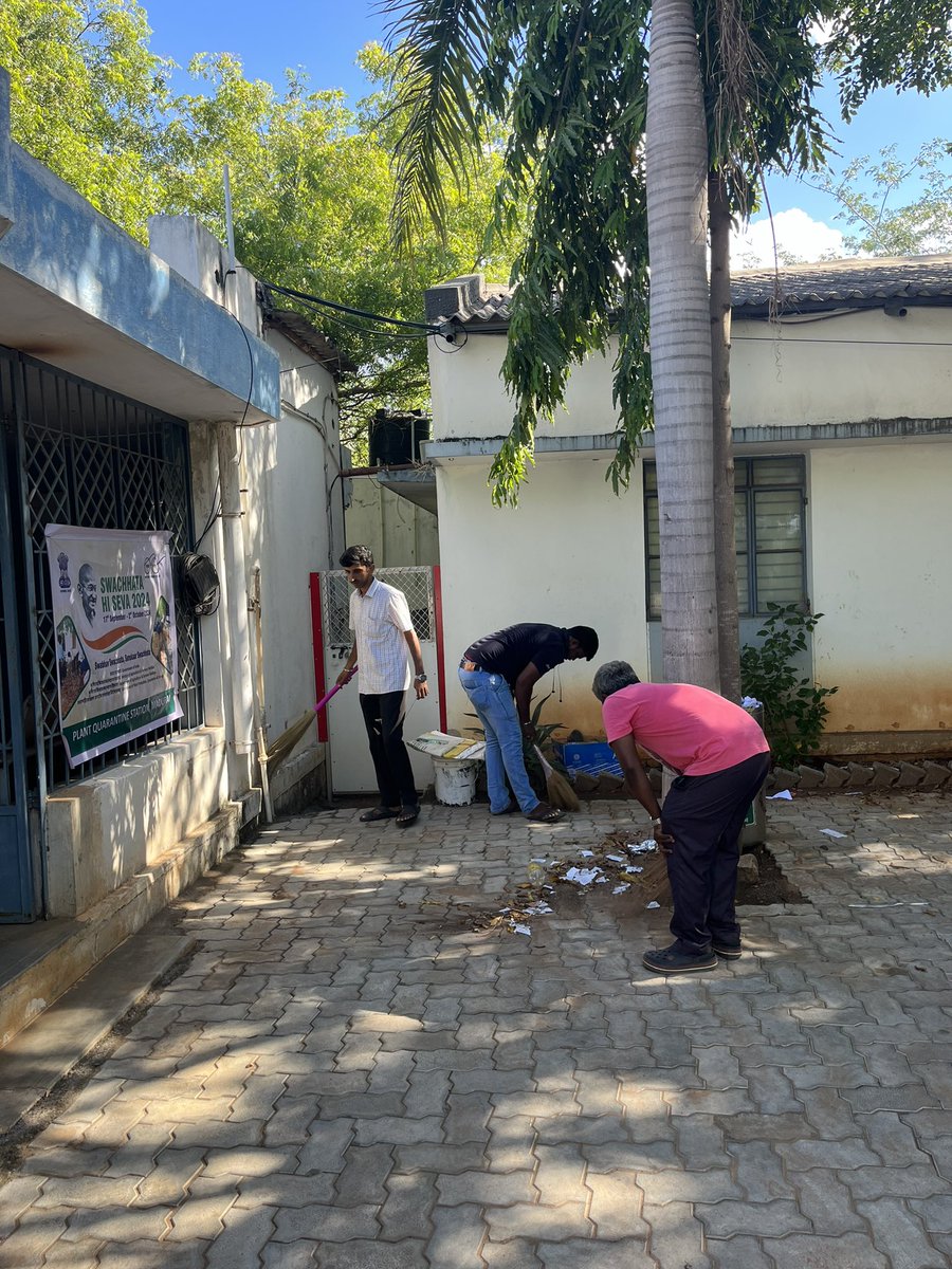 sriharshavp's tweet photo. Celebration of Swachhata Hi Seva on 2nd October, 2024 by PQS, Madurai. #SBD2024 #SHS2024 #PPAINDIA #SwachhataHiSeva2024 #dppqs https://t.co/qcJzSUdxyX