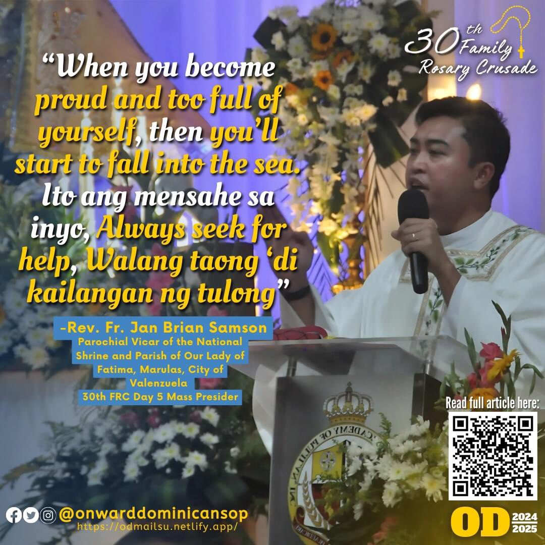 OnwardOP's tweet photo. "The greatest tragedy and corruption of man is being incapable of asking for help." 

Scan the QR code or click the link in the comments to read our one-minute piece for DAY 5 of this year's #SDA30thFRC. 

#ODDigital
#SDA30thFRC https://t.co/27CoD5BP5c