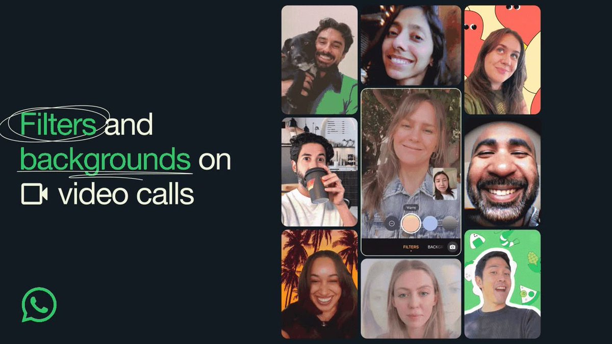 MyMobileGenius's tweet photo. WhatsApp Rolls Out New Filters and Backgrounds For Video Calls https://t.co/6Ry6ujMS69 https://t.co/zW4avzWEvX