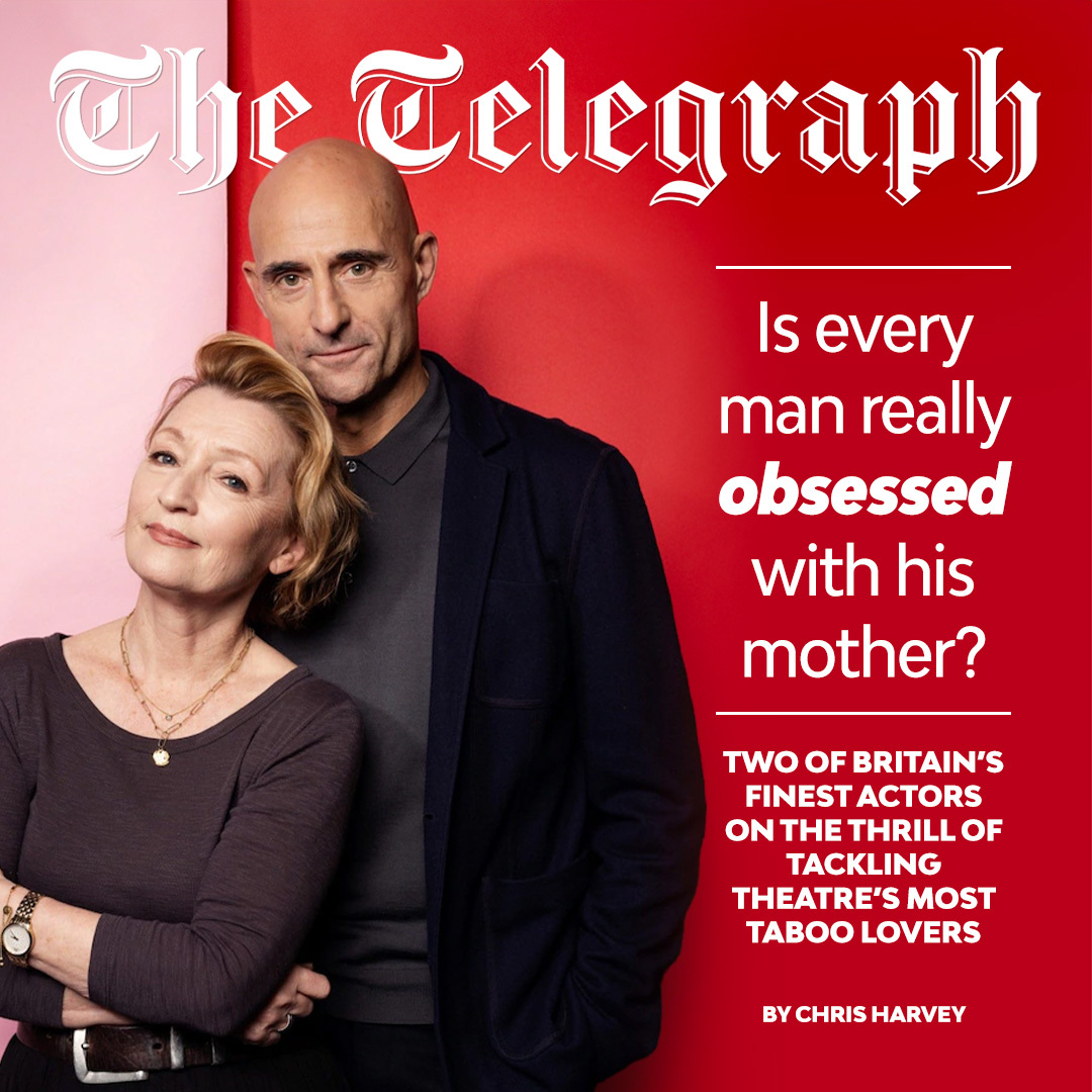 OedipusWestEnd's tweet image. ICYMI: #MarkStrong and #LesleyManville, talk the thrill of tackling theatre’s most taboo lovers with @Telegraph  

Performances begin 4 October
Book Now to see it first 👉 Oedipustheplay.com

#OedipusThePlay