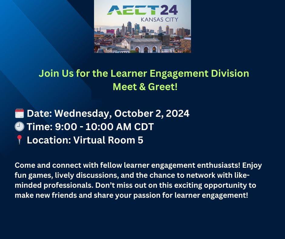 AECT Learner Engagement Division tweet media