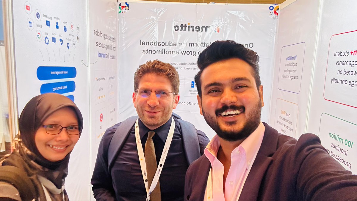 merittoofficial's tweet photo. A great day wraps up at the Bett Asia 2024. We're excited to have led important conversations and shared our solutions for boosting admissions for education organizations, and can't wait for Day 2 to beginπ
#MeetMeritto #MerittoInKualaLumpur #BettAsia2024 https://t.co/aOnMYykmlH