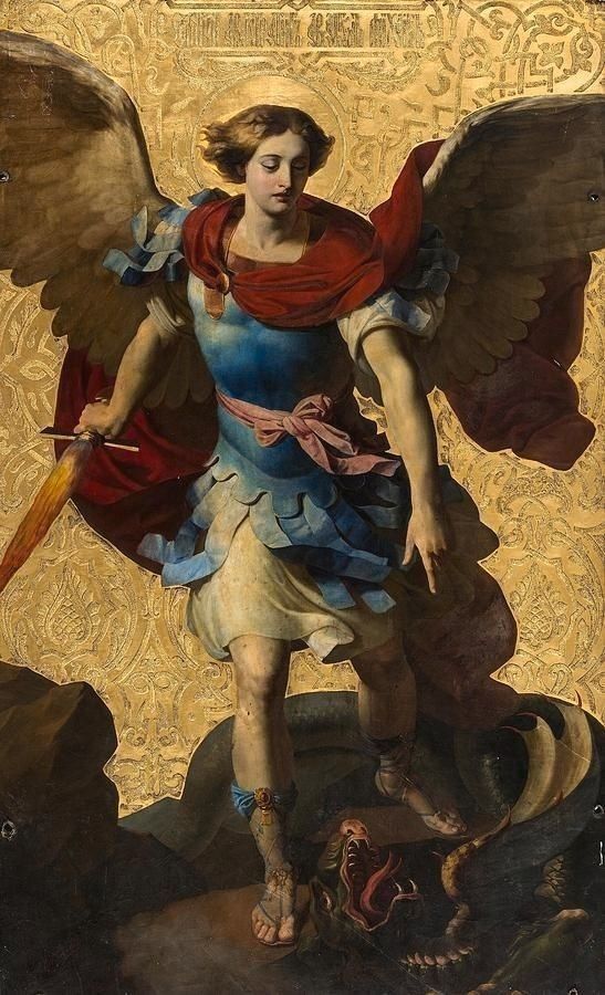 CatholicQuote12's tweet image. St. Michael the Archangel, defend us in battle.