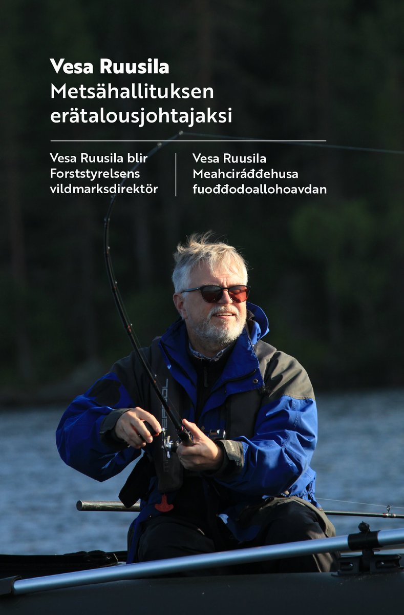 Maa- ja metsätalousministeriö on nimittänyt FT Vesa Ruusilan Metsähallituksen erätalousjohtajan virkaan. Ruusila aloittaa Metsähallituksessa 1.12.2024. 
Lue lisää tiedotteestamme: metsa.fi/tiedotteet/ves… #Eräpalvelut #Metsähallitus #Nimitysuutinen