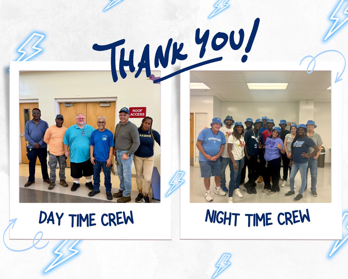Celebrating our incredible custodial staff ⚡️! Their hard work is like lightning, striking with dedication to keep our spaces spotless every day. We’re beyond grateful for everything they do! 💙 #NationalCustodialDay #ThankYou