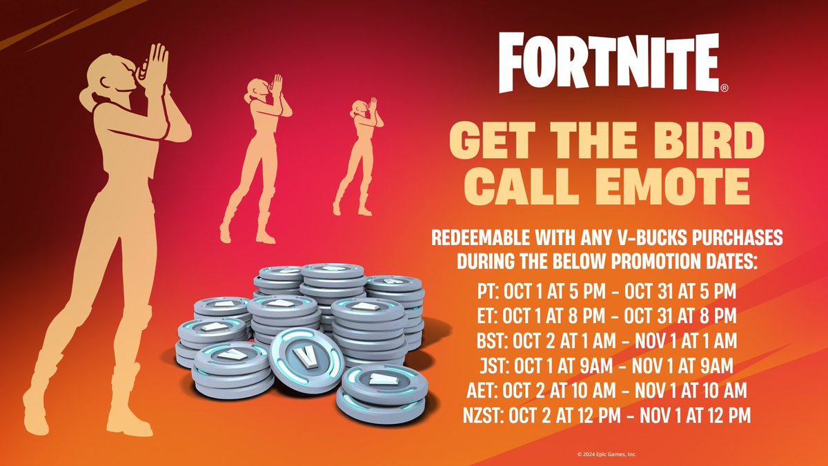 5,000 V-Bucks Giveaway! 🥳

Enter to win one of five 1,000 V-Buck cards by:

✅Follow <a href="/AtlasCreativeFN/">Atlas Creative - Fortnite</a> 
❤️Like this post
♻️Retweet this post 
🗣️Comment for bonus points

Winners will be drawn at random tomorrow. Good Luck!