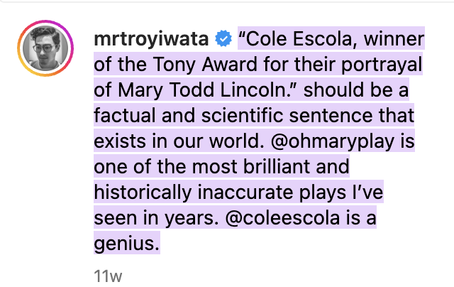 goldmannk's tweet photo. Google's cited source was this Instagram post 🤦‍♀️ https://t.co/wZgxTxwjHw