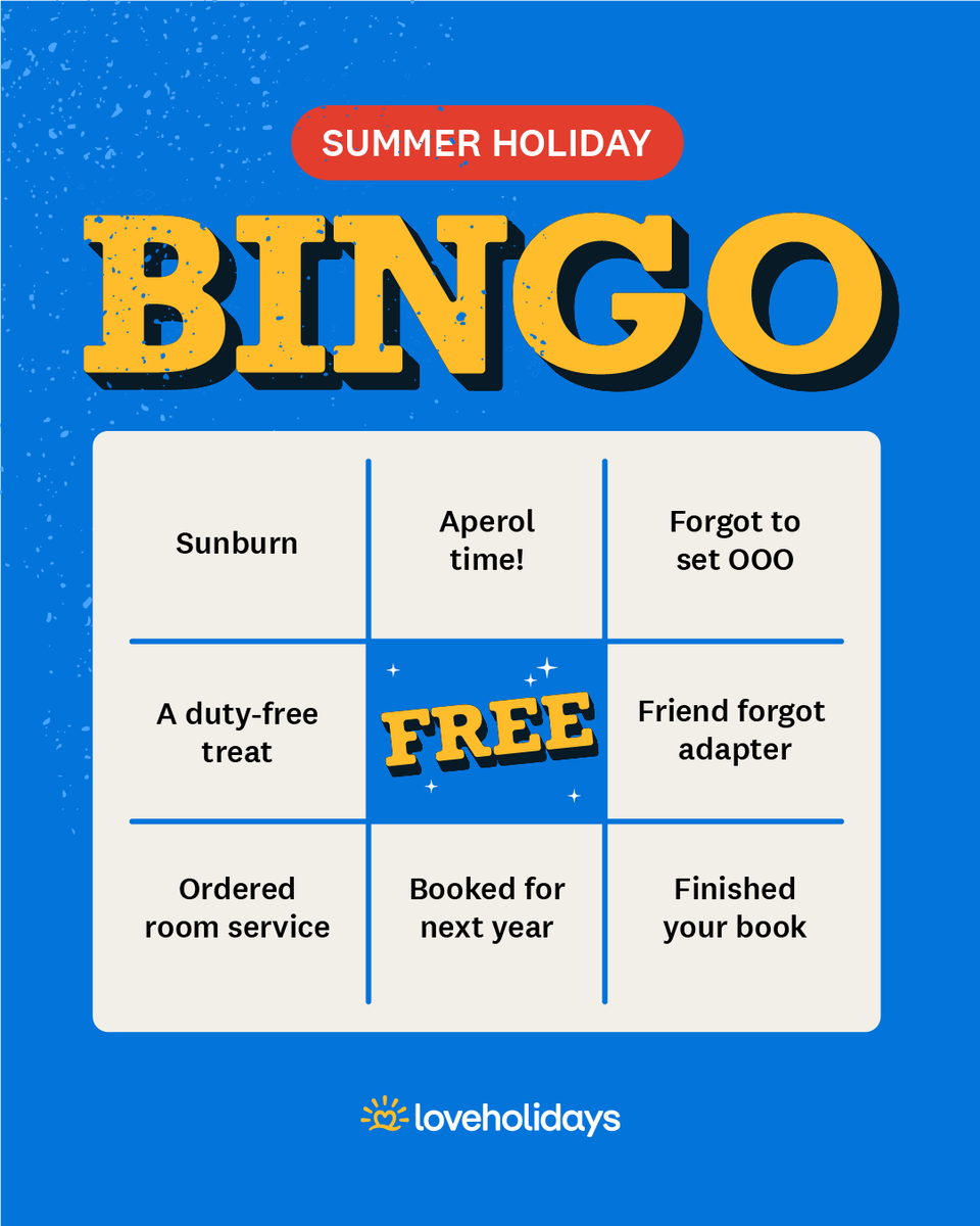 Tag a friend who's got all 8 😏 #loveholidays #packageholidays