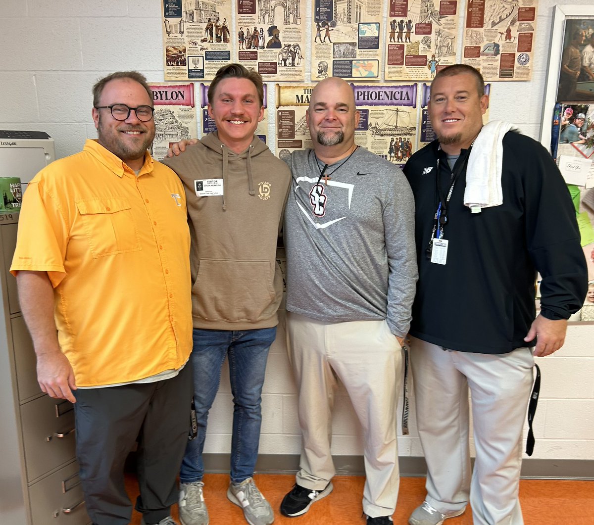 Guest speaker at FCA this morning… Thanks for sharing Merk! <a href="/EthanMerkling35/">Ethan Merkling</a> #hecreek